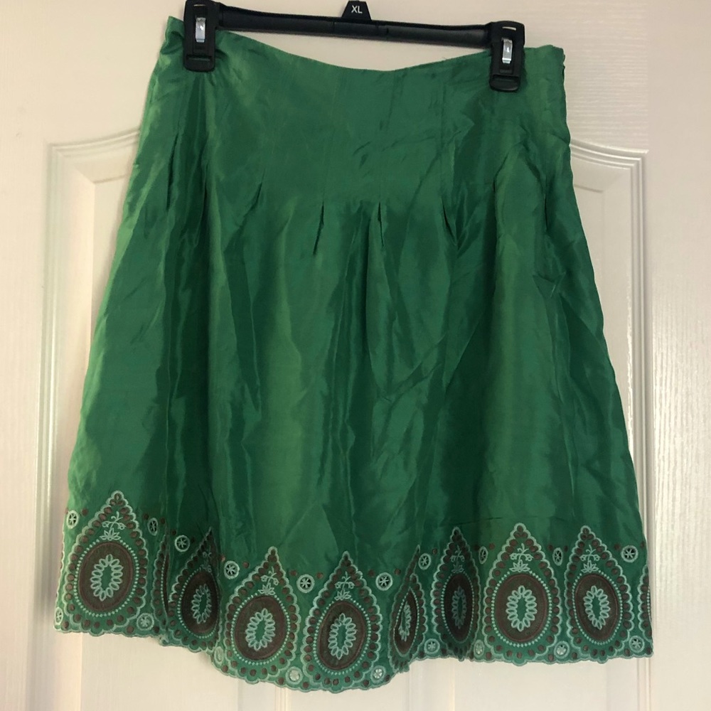 BCBG MAXAZRIA Green Skirt